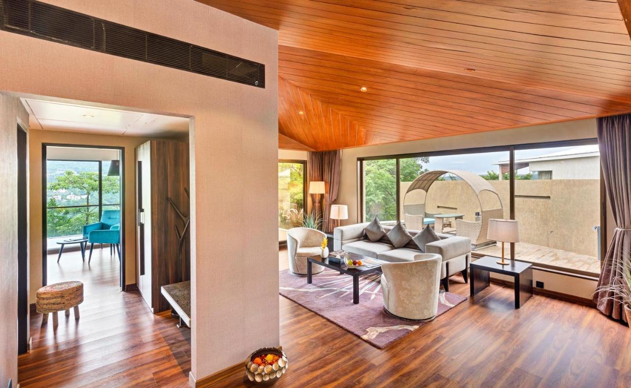 Aamby Valley City Lonavala Εξωτερικό φωτογραφία The living room of a suite at the hotel